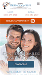 Mobile Screenshot of miamiorthodontistgroup.com